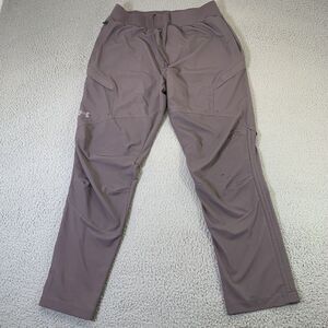 Under Armour Anywhere Adaptable Pants Mens Large Drawstring Maroon 31" Inseam UA